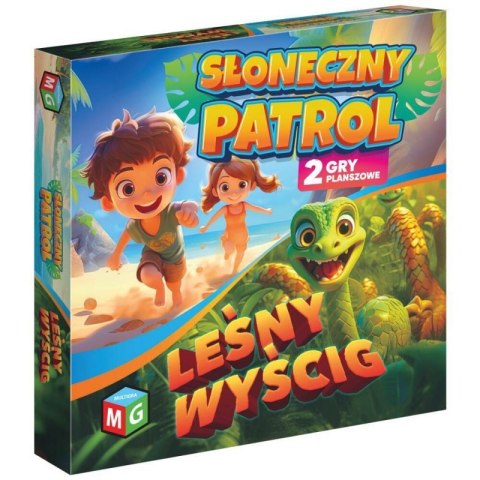 Słoneczny patrol leśny wyścig