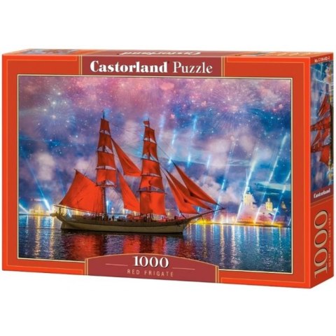 Puzzle red frigate 1000