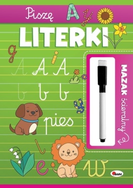 MAZAK ŚCIERALNY PISZĘ LITERKI