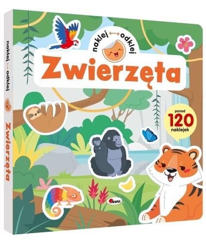 NAKLEJ ODKLEJ ZWIERZĘTA