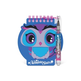 NOTES Z DŁUGOPISEM I NAKLEJKAM