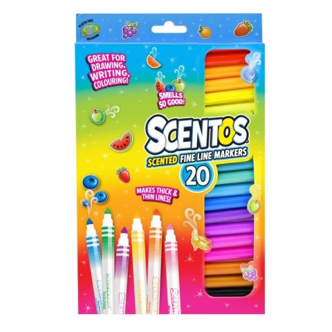 PACHNĄCE FLAMASTRY KOLOROWE