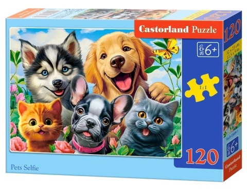 PUZZLE 120EL. PETS SELFIE