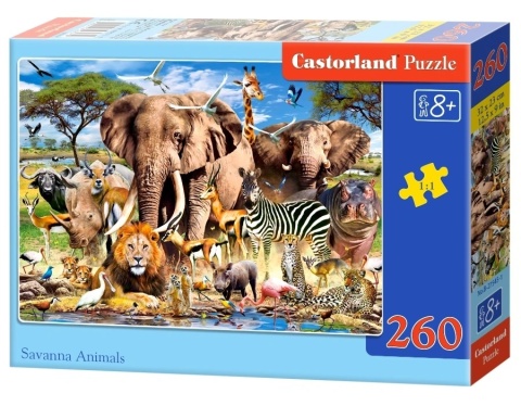 PUZZLE 260 EL SAVANNA ANIMALS