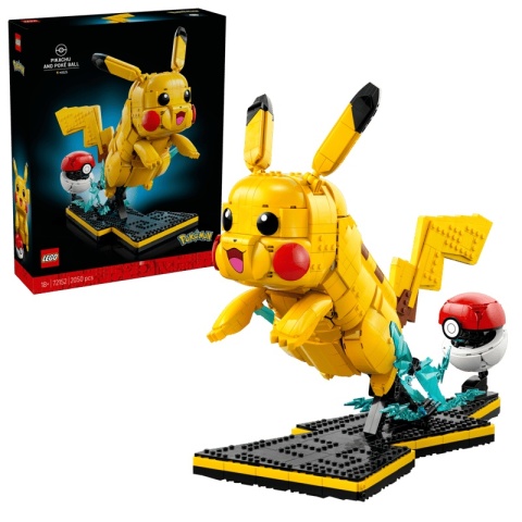 LEGO POKEMON PIKACHU I POKEBAL