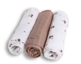 PIELUCHA BAMBUS 3 PAK 70X80