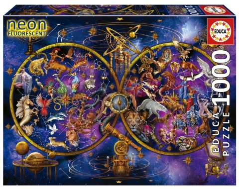 PUZZLE 1000 KONSTELACJE FLUO