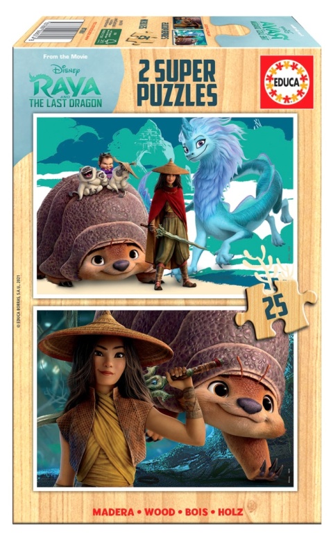 PUZZLE 2X25 DREWNO RAYA I SMOK