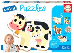 PUZZLE 2-4 ZWIERZĘTA HODOWLANE