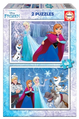 PUZZLE 2X48 KRAINA LODU