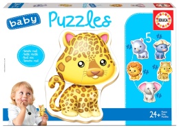 PUZZLE 3-5 DZIKIE ZWIERZĘTA