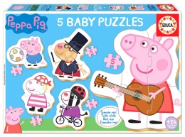 PUZZLE 3-5 ŚWINKA PEPPA