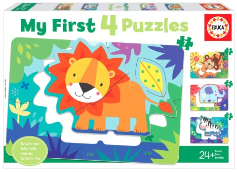 PUZZLE 5-8 DZIKIE ZWIERZĘTA