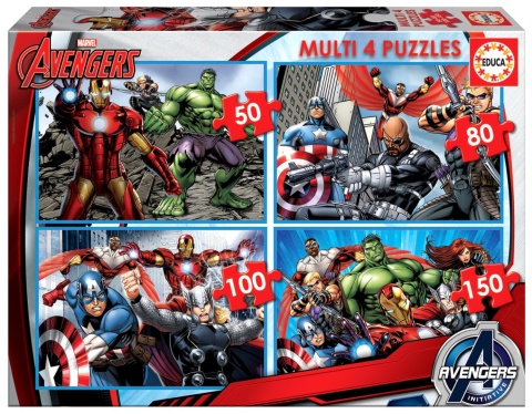PUZZLE 50-150 AVENGERS