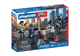 ZESTAW FIGUREK POLICJANTÓW
