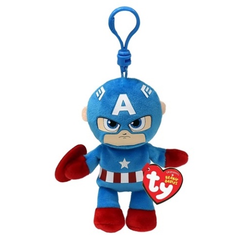 BEANIE BABIES CAPTAIN AMERICA
