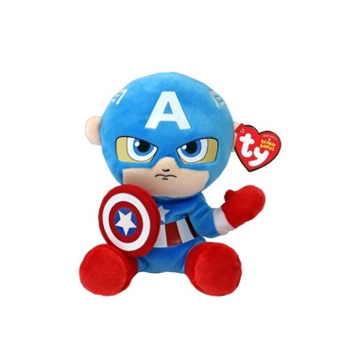 BEANIE BABIES CPT AMERICA 15CM