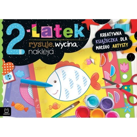 2-latek rysuje wycina nakleja