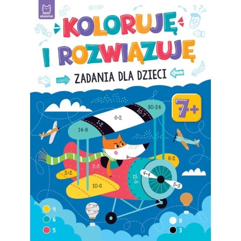 Koloruję i rozwiązuję 7+