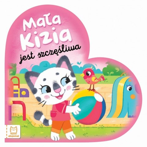 Mała kizia jest szczęśliwa