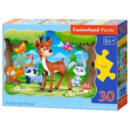 Puzzle 30 el. deer and friends