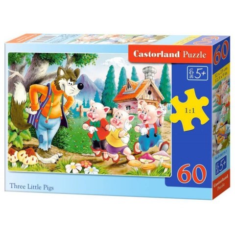 Puzzle 60el. three little pigs