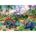 Puzzle 120el. dinosaur volc.