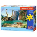 Puzzle 60el. dinosaurs world